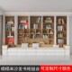 定制沙发地台床柜客厅墙柜一体式 组合书柜多功能家用卡座书架储物