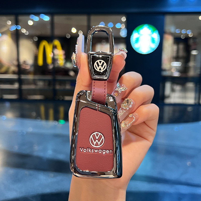 适用大众速腾钥匙套24款途观L朗逸宝来迈腾探岳途岳帕萨特车壳扣