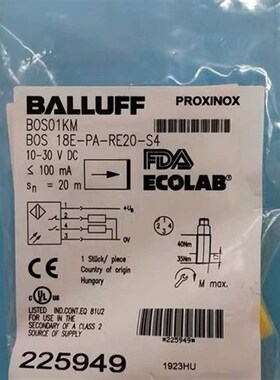 议价BALLUFF巴鲁夫BOS01KM传感器BOS 18适用