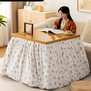 烤火架家用新款烤火桌子实木长方形茶几一体餐桌2025冬天湖南全套