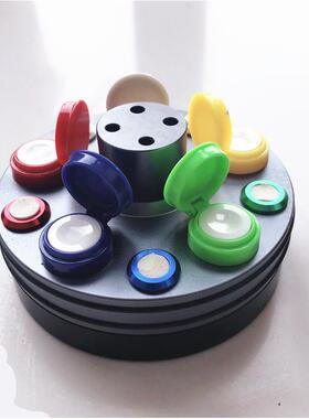 修表工具 30180-A油碟 四目油碟 四头 圆形油扒 点油盛放器