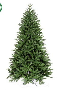 厂家直销户外加密装饰绿色仿真圣诞树300cmPVC商场节日装饰自动树