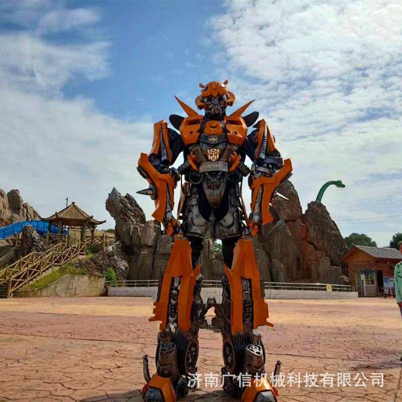 大型机器人道具机甲真人穿戴铠甲模型服装演出户外展览表演可穿戴