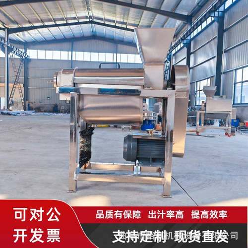 生姜黄精商用榨汁机 大型苹果梨破碎压榨机 工业蔬菜水果挤汁机