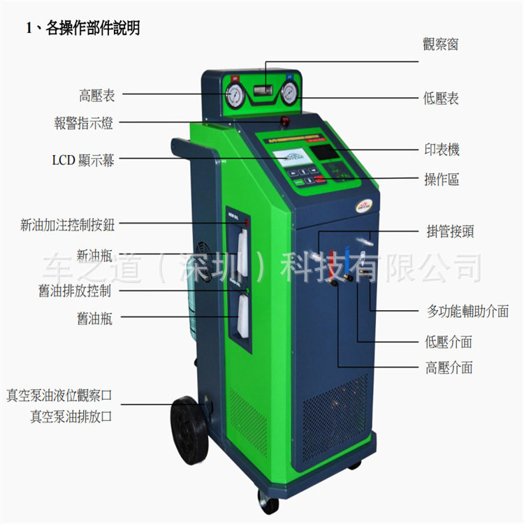 汽车空调清洗机设备冷媒回收机AMC-800A加注冷媒制冷剂回收机
