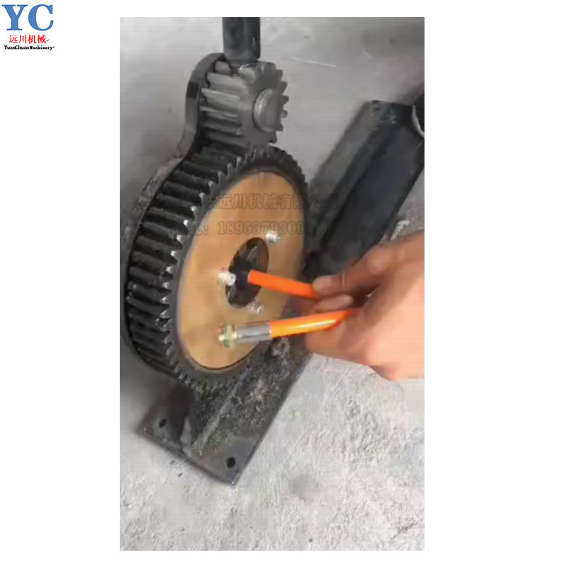 手动压管机 8齿齿轮扣压机 胶皮管子压头机 手动压管器胶管压管机图片