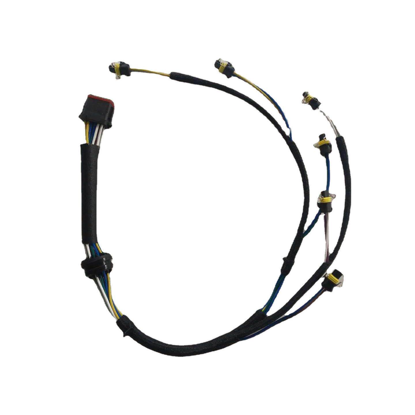 挖掘机适用卡特324D/325D/329D C7电喷发动机喷油嘴线束222-5917