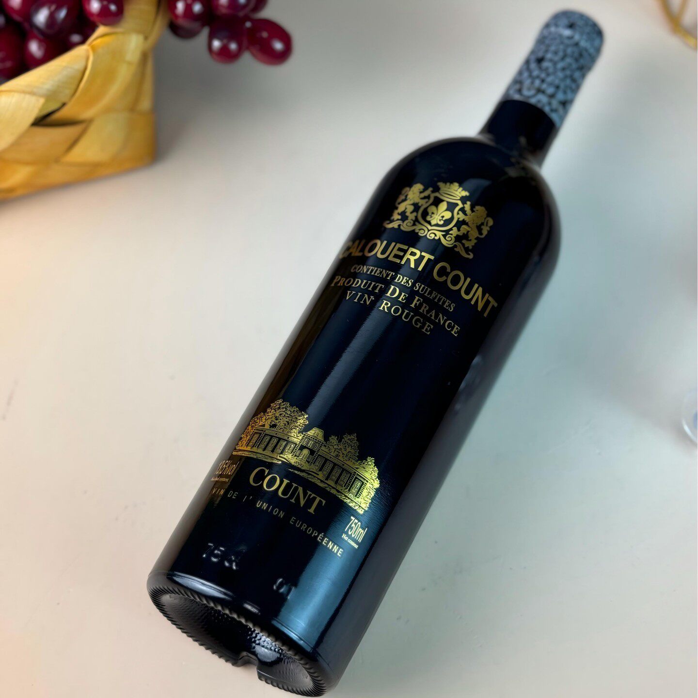 实惠口粮酒法国原装进口伯爵干红葡萄酒高颜值好入口适合餐前开胃