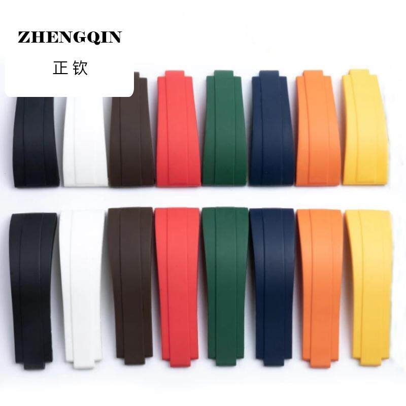 适用代用劳力士短款微调橡胶手表带游艇名仕硅胶迪通拿水鬼20mm 2