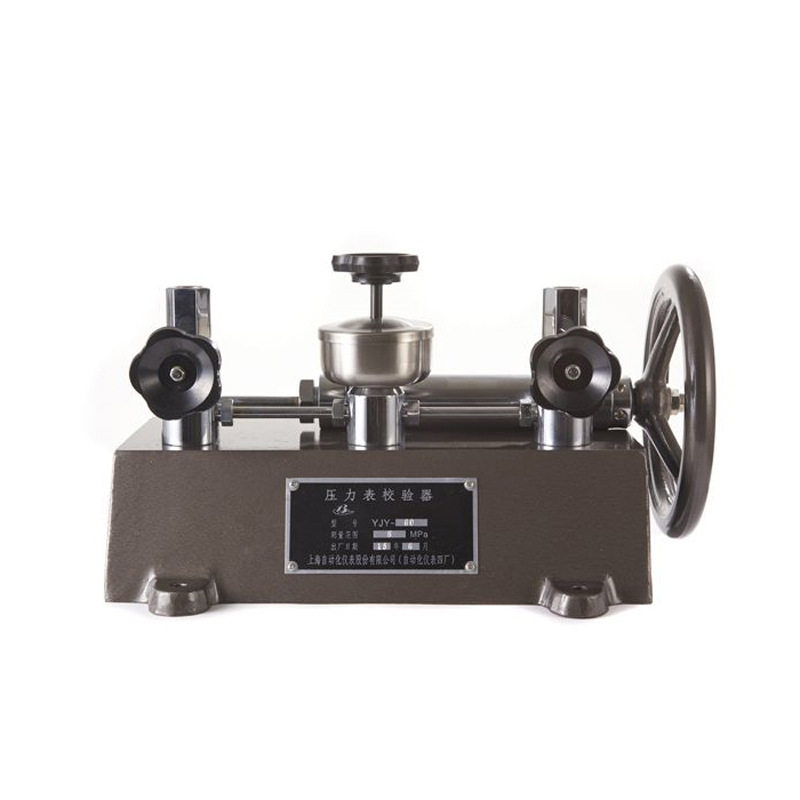 上仪四厂YJY-600A压力表校验器60MPa带手轮 需配精密表校准白云牌