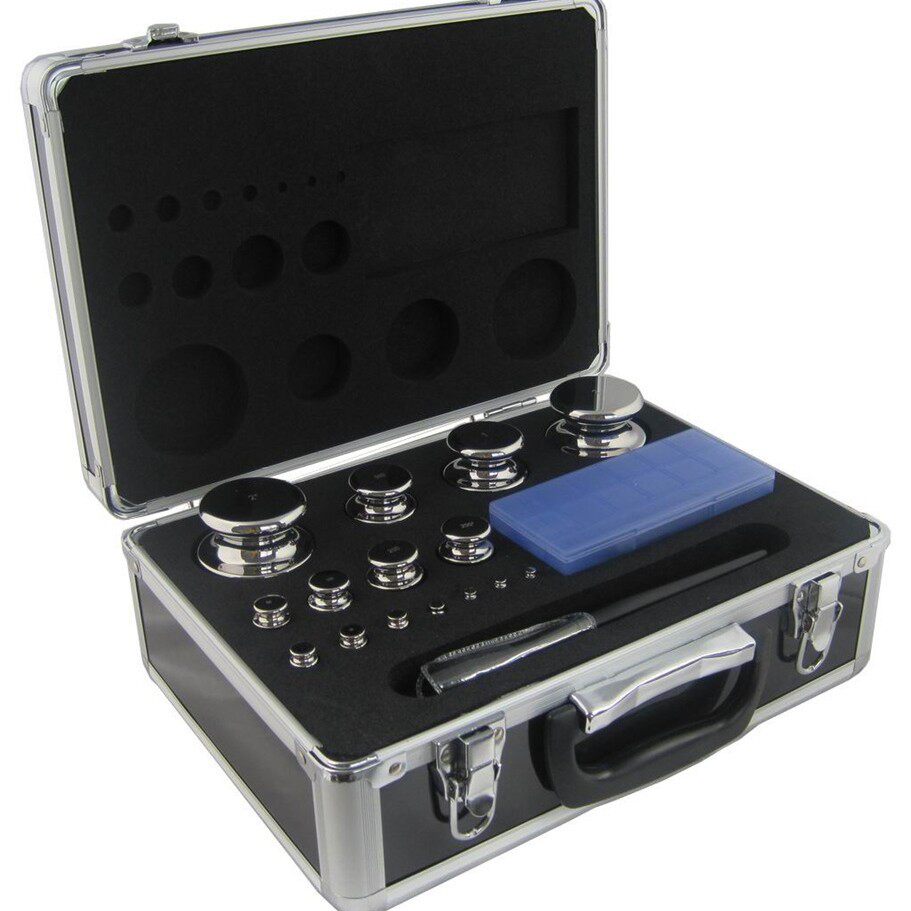 E2级 1mg-100g砝码高精度套装砝码 0.001g电子天平校准砝码