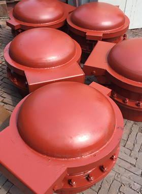 SFF508真空压力释放阀门玻璃钢拍门防倒灌污水处理顶压力释放阀