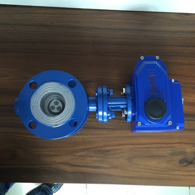 供应电动铸钢法兰蝶阀BDD943H-16C  电动硬密封调节蝶阀