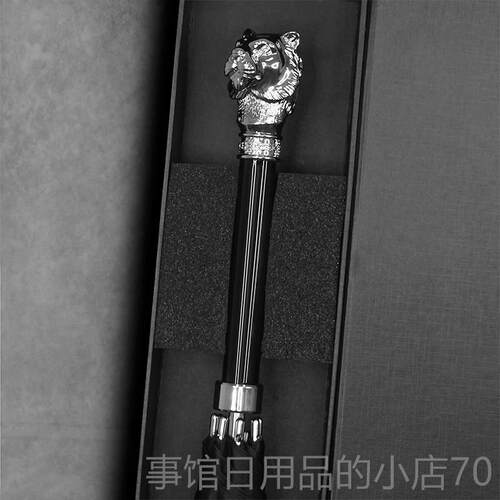 高档DanM子un雨ier狮头设计长柄伞轻自奢创意定制动伞商务车载直