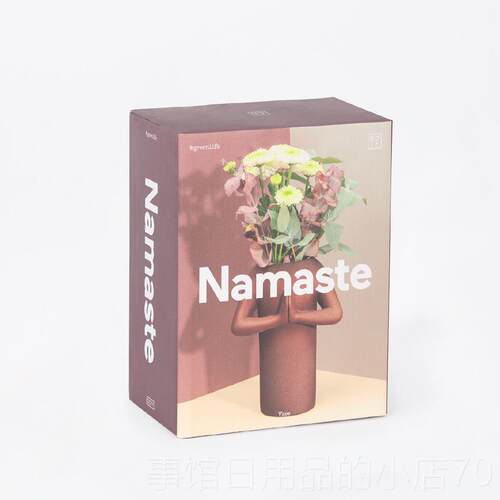 高档西班牙DOY双礼手合十祈祷祝I福盆花瓶花禅意瑜伽摆件物送礼首