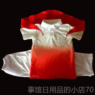 高档新型巾小学生毕业季集体舞蹈主中持童红儿领合唱表演服装