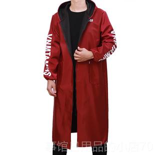 高档人特长加长裙长袖拉链防水套防油大罩衣男女士厨房外围春秋工