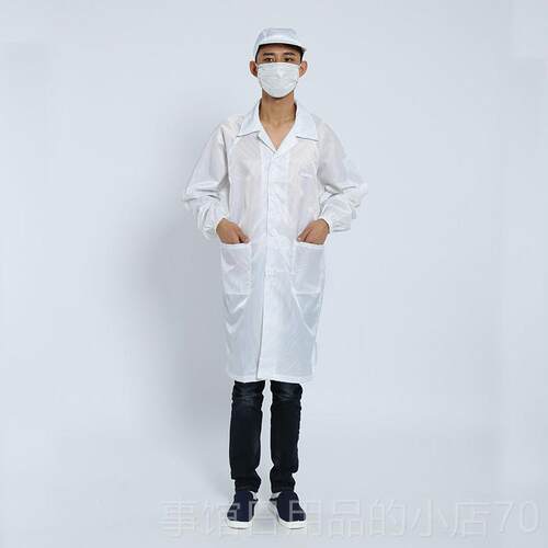 高档加肥加大超大特号防静电连体服连帽大号褂分大尘体静电衣无防