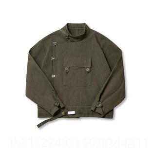 正品叔的着式复瑞典机车牛仔外套阿美美咔叽老钱风古骑行猎装夹克