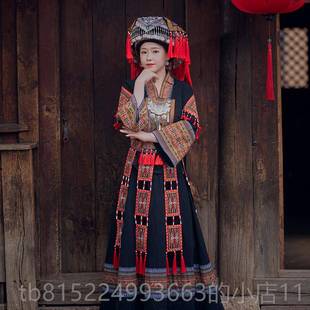 正品瑶族服装女新款广西三三月人少数民成族舞蹈服饰盘王节表演出