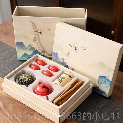 正品功夫茶具礼盒套装，高端家居国风长礼品，公国风司纪L念者品
