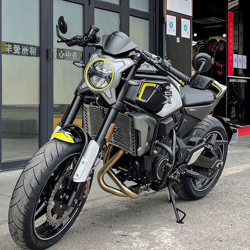 适用春风700CLX改装件水箱网水箱护网