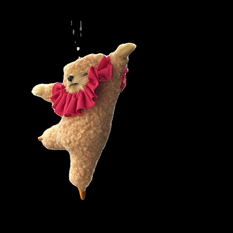 车载挂件芭蕾舞熊可爱搞怪新年202高级感饰品后视镜汽车摆件创意