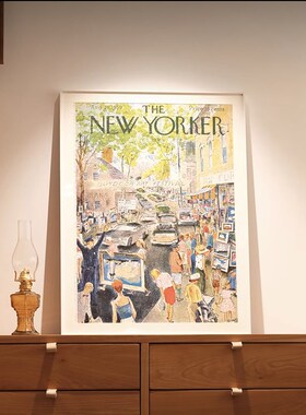 纽约客拼图框白色铝合金拼图相框定制48.9*67.6卡纸留白画框裱框