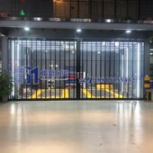 折叠门 防盗隔断门 无尘车间铝合金折叠门 商场透明推拉门