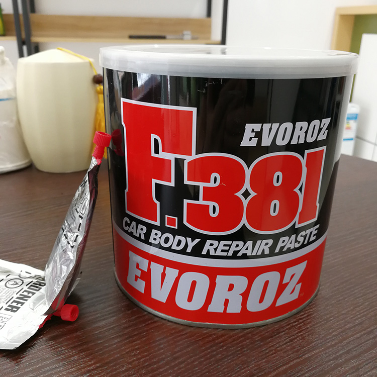 F381钣金腻子合金灰涂刮型附着力强各种底材表面修补墙面多罐免邮