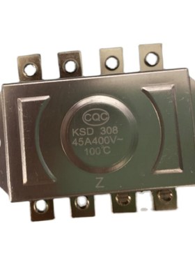 三相温控器热保护器KSD308 1度 5/0V温度开关 八脚自动复位