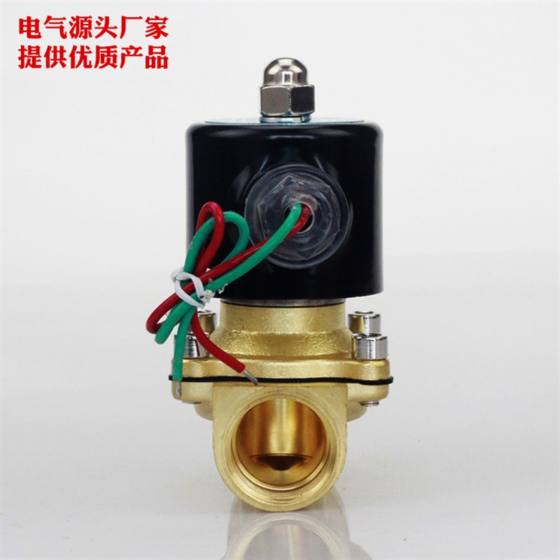 徽正销售2W-200-20黄铜电磁水气开关DN20 /DC2V常闭