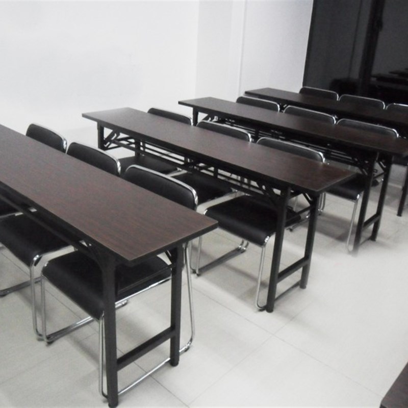 简易可折叠桌长方形培训桌电脑桌餐桌宿舍学习生写字桌家用小桌子