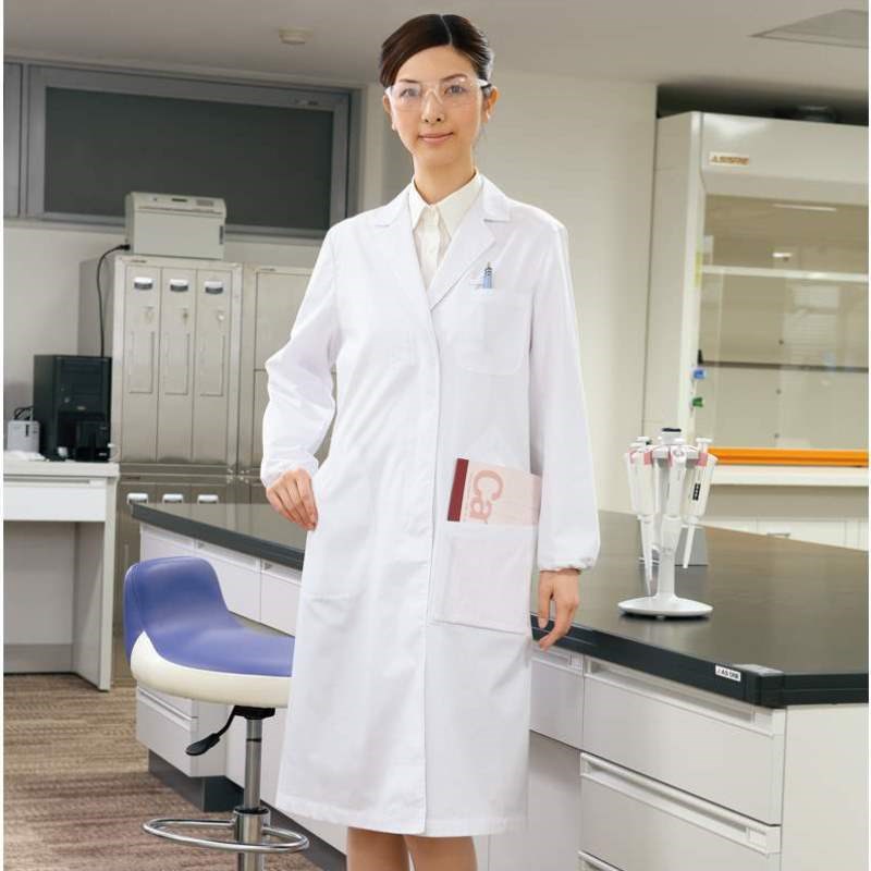 冬季实验室白大褂新衣白大褂工作服女款防护工作袖松紧厚男款长袖