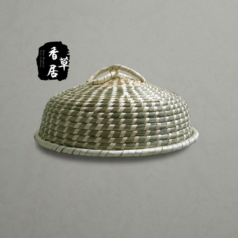 定制草编锅盖小电锅电煮锅小锅盖子宿舍迷你锅锅盖电锅盖
