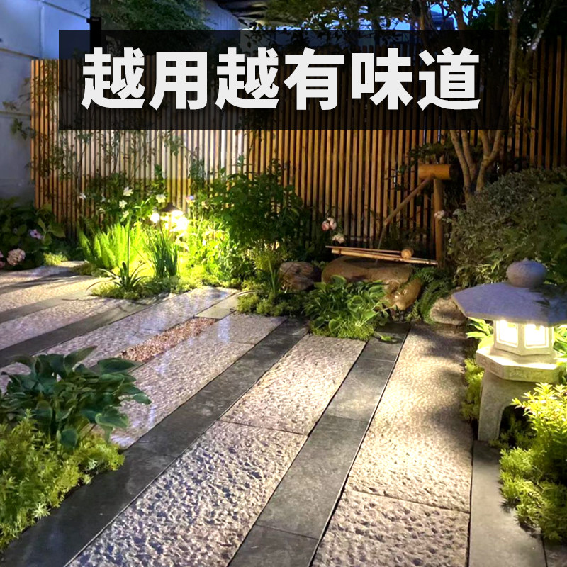 花岗岩天然石条石块石板台阶踏步垒墙汀步别墅庭院子铺地老石板材