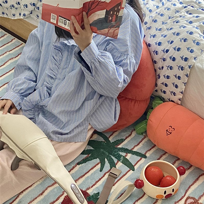 番茄蒲团坐垫地毯上小矮凳女生创意客厅家用卧室沙发靠垫抱枕