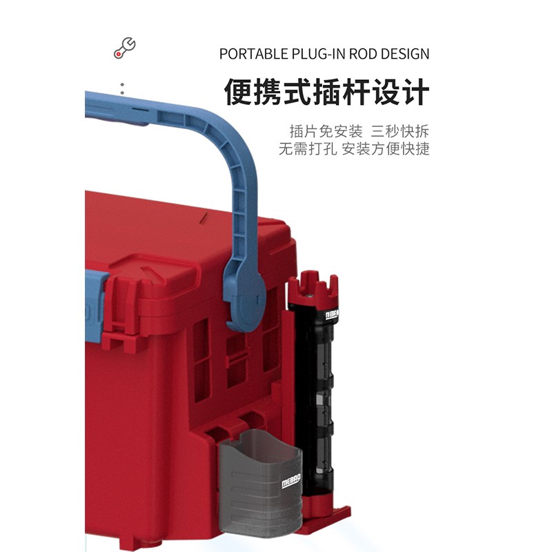 名钓多功能路亚钓箱便捷式大容量单层700路亚箱垂钓用品可坐海钓