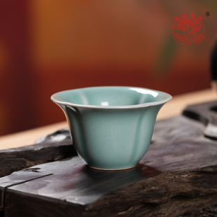 龙泉青瓷茶杯陶瓷家用主人杯功夫茶具单杯品茗杯喝红茶咖啡小杯子