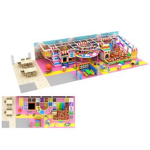 商场儿童淘气堡游乐设备糖果主题儿童乐园规划设计欢乐岛厂家