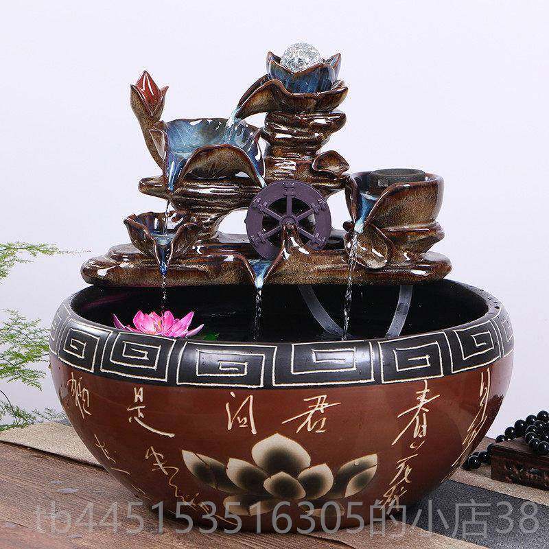 正品景德镇瓷鱼缸大家用流水喷泉碗莲睡莲盆客厅盆金鱼号乌龟陶养,宠物/宠物食品及用品,桌面缸,淘宝优惠券,粉丝福利购,淘宝优惠卷