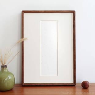 正品自写书法空白相框有画框礼式物现代简约己新中摆件摆台饰画D