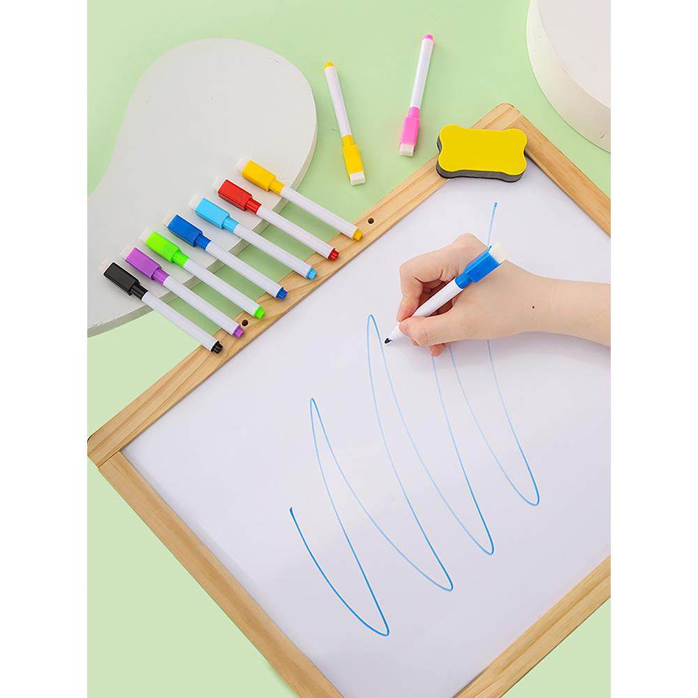 32支装8色彩色白板笔儿童可擦除画板画笔白版白班水笔水性记号马,电子元器件市场,其它元器件,淘宝优惠券,粉丝福利购,淘宝优惠卷