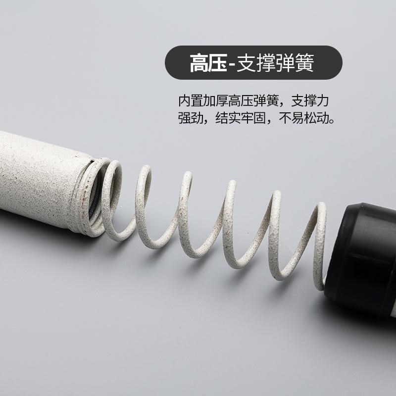 免打孔浴帘杆伸缩杆挂衣晾衣杆浴室卫生间架窗帘杆卧室衣柜支撑杆