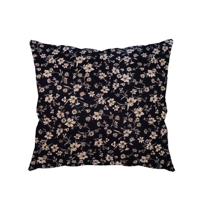 诧寂复古碎花抱枕腰枕 百搭全棉沙发靠背垫 手工定制床头靠枕靠垫