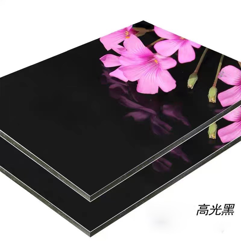 上海吉祥高光铝塑板mm21丝 内外背景墙幕墙粘贴干挂门头广告板材