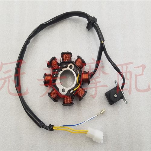 适用于小公主喜悦 WH100T-A/F/H SCR100磁电机定子 线圈总成