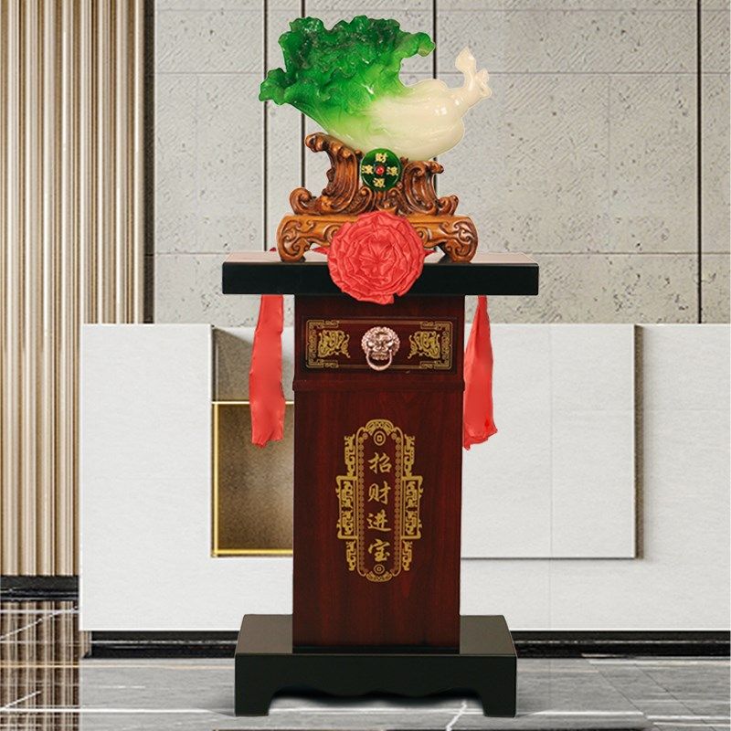 落地白菜摆件客厅门厅落地白菜大摆件店铺前台落地装饰品开业礼品