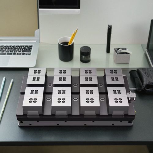 气动虎钳多夹位大开口模块可换式重型机床NC夹具高精度自定心功能