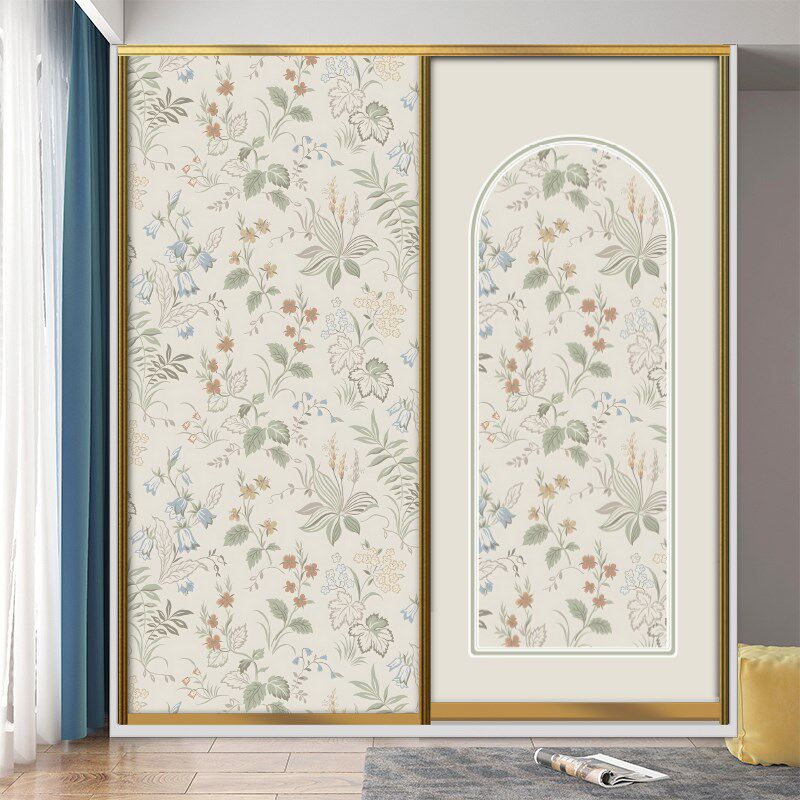 抽象几何线条衣柜贴纸推拉门翻新贴纸玻璃门遮底色玻璃不透明贴膜